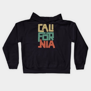 California word art Kids Hoodie